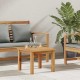 Sonata H Масичка за кафе Кафяво 45 x 45 x 36 cm Тиково дърво масив