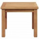 Sonata H Масичка за кафе Кафяво 45 x 45 x 36 cm Тиково дърво масив