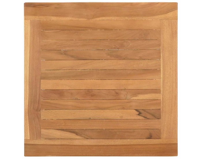 Sonata H Масичка за кафе Кафяво 45 x 45 x 36 cm Тиково дърво масив