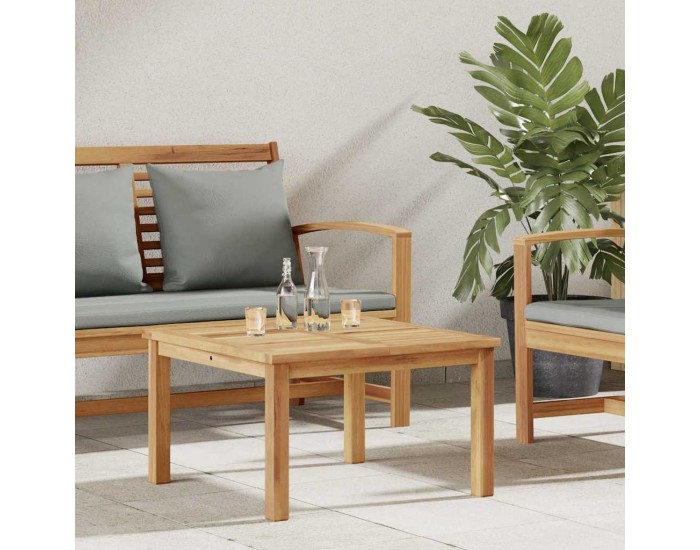 Sonata H Масичка за кафе Кафяво 60 x 60 x 36 cm Тиково дърво масив