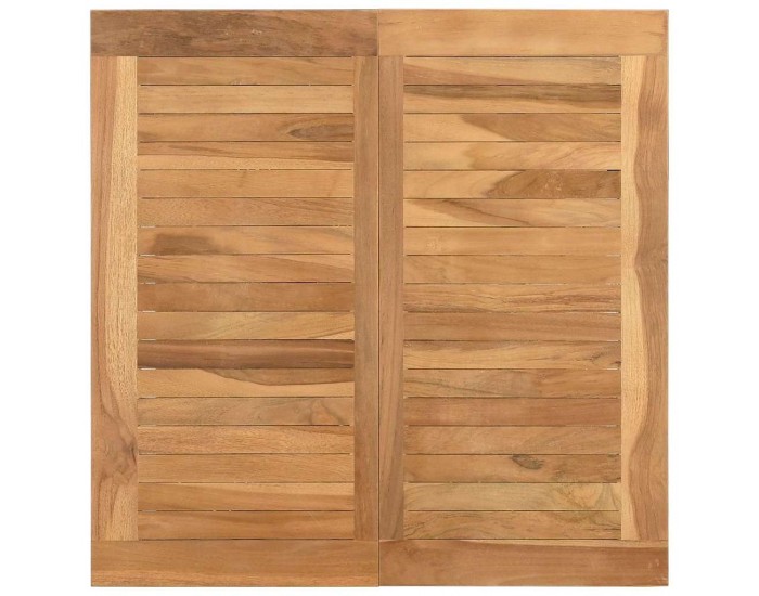 Sonata H Масичка за кафе Кафяво 60 x 60 x 36 cm Тиково дърво масив