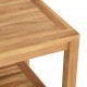 Sonata H Масичка за кафе Кафяво 45 x 45 x 45 cm Тиково дърво масив