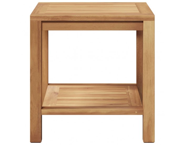 Sonata H Масичка за кафе Кафяво 45 x 45 x 45 cm Тиково дърво масив