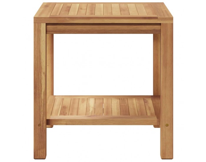 Sonata H Масичка за кафе Кафяво 45 x 45 x 45 cm Тиково дърво масив