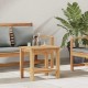 Sonata H Масичка за кафе Кафяво 50 x 35 x 45 cm Тиково дърво масив