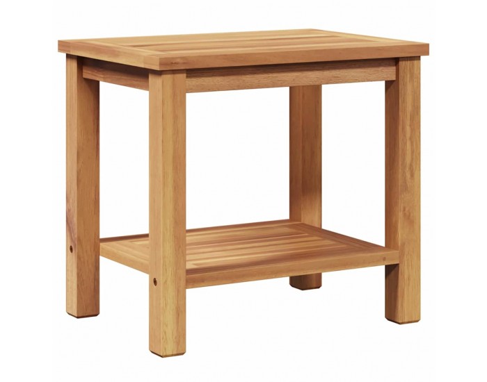 Sonata H Масичка за кафе Кафяво 50 x 35 x 45 cm Тиково дърво масив