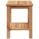 Sonata H Масичка за кафе Кафяво 50 x 35 x 45 cm Тиково дърво масив