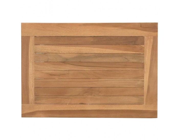Sonata H Масичка за кафе Кафяво 50 x 35 x 45 cm Тиково дърво масив
