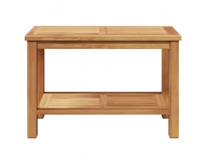 Sonata H Масичка за кафе Кафяво 70 x 40 x 45 см Тиково дърво масив