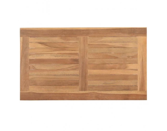 Sonata H Масичка за кафе Кафяво 70 x 40 x 45 см Тиково дърво масив