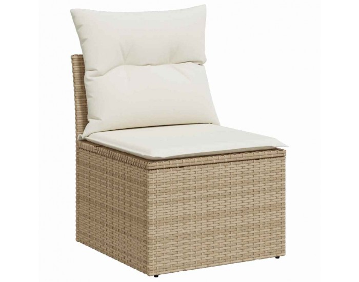 Sonata H 4 Членен Сет За Градина С Възглавници Бежов Полиратан