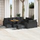 Sonata H Градински Софа Комплект 13 pcs Черно 80 x 80 x 71 cm