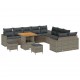 Sonata H Градински Софа Комплект 13 pcs Сив 80 x 80 x 71 cm
