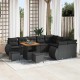 Sonata H Градински Софа Комплект 12 pcs Черно 80 x 80 x 71 cm