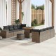 Sonata H Градински Софа Комплект 11 pcs Сив 80 x 80 x 71 cm
