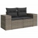 Sonata H Градински Софа Комплект 11 pcs Сив 90 x 55 x 71 cm