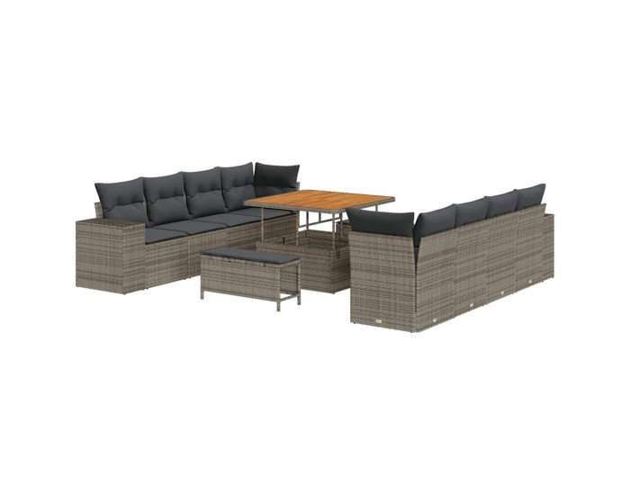 Sonata H Градински Софа Комплект 11 pcs Сив 100 x 100 x 71 cm