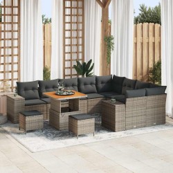 Sonata H Градински Софа Комплект 12 pcs Сив 80 x 80 x 71 cm - Canapele și bănci de grădină