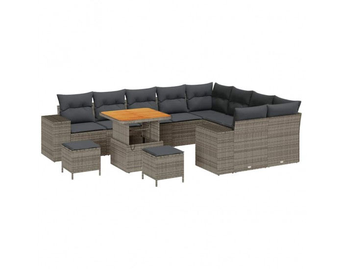 Sonata H Градински Софа Комплект 12 pcs Сив 80 x 80 x 71 cm