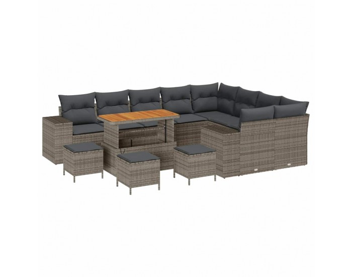 Sonata H Градински Софа Комплект 13 pcs Сив 110 x 55 x 71 см