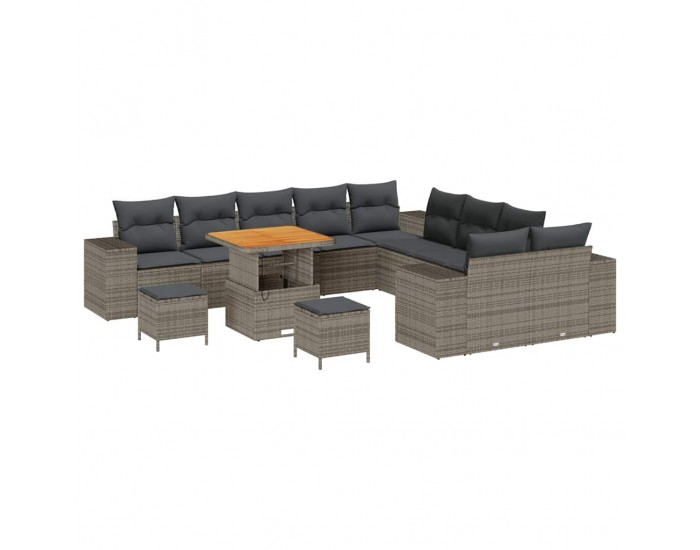 Sonata H Градински Софа Комплект 13 pcs Сив 80 x 80 x 71 cm