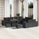 Sonata H Градински Софа Комплект 13 pcs Черно 90 x 55 x 71 cm