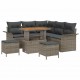 Sonata H Градински Софа Комплект с възглавница 8 pcs Сив 90 x 55 x 71 cm