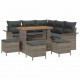 Sonata H Градински Софа Комплект с възглавница Сив 110 x 55 x 71 см