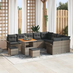 Sonata H Градински Софа Комплект 12 pcs Сив 80 x 80 x 71 cm - Canapele și bănci de grădină