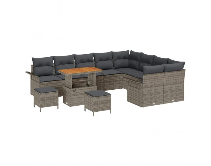 Sonata H Градински Софа Комплект 12 pcs Сив 90 x 55 x 71 cm