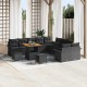 Sonata H Градински Софа Комплект 13 pcs Черно 80 x 80 x 71 cm