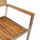 Sonata H Комплект за хранене в градината 5 pcs Акациево дърво масив