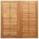 Sonata H Комплект за хранене в градината 3 pcs Кафяво Тиково дърво масив