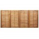 Sonata H Комплект за хранене в градината 9 pcs Кафяво Тиково дърво масив