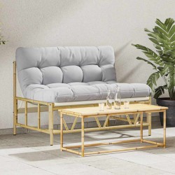 Sonata H Градинска пейка с възглавница 110x80x71 см стомана - Scaune de grădină