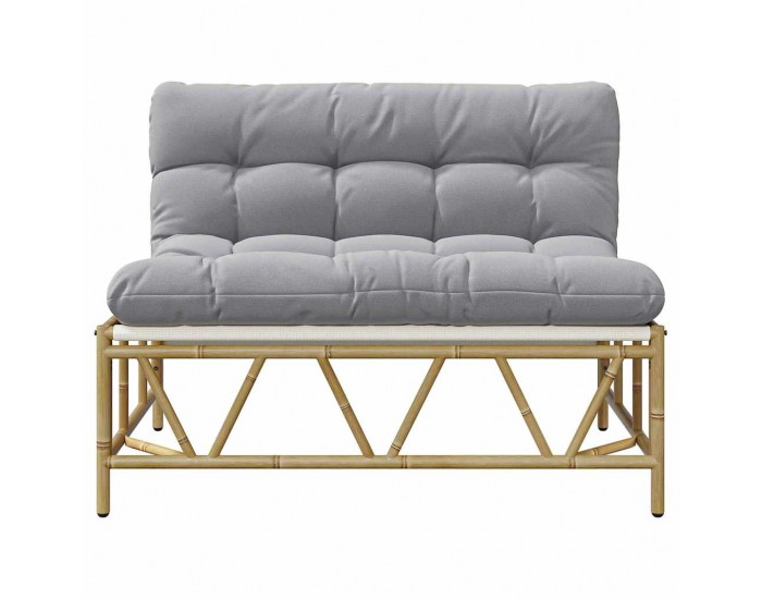 Sonata H Градинска пейка с възглавница 110x80x71 см стомана