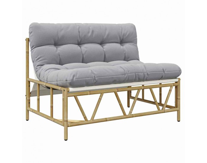 Sonata H Градинска пейка с възглавница 110x80x71 см стомана
