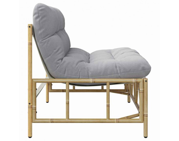 Sonata H Градинска пейка с възглавница 110x80x71 см стомана
