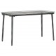Sonata H Градинска маса Черно 80 x 40 x 45.5 cm Полиратан