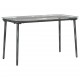 Sonata H Градинска маса Черно 80 x 40 x 45.5 cm Полиратан