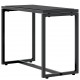 Sonata H Шезлонги с маса 2-човек 3 pcs Черен и антрацит 197 x 54 x 86 см