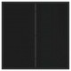 Sonata H Градинска маса Черно 80 x 80 x 73 см Масивна тикова дървесина