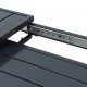 Sonata H Разтеглена маса Антрацит 180 x 80 x 76 см Стомана