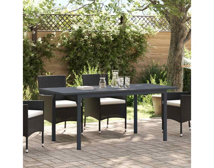 Sonata H Разтеглена маса Антрацит 180 x 80 x 76 см Стомана