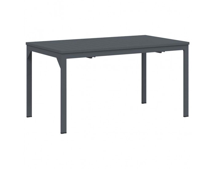 Sonata H Разтеглена маса Антрацит 180 x 80 x 76 см Стомана