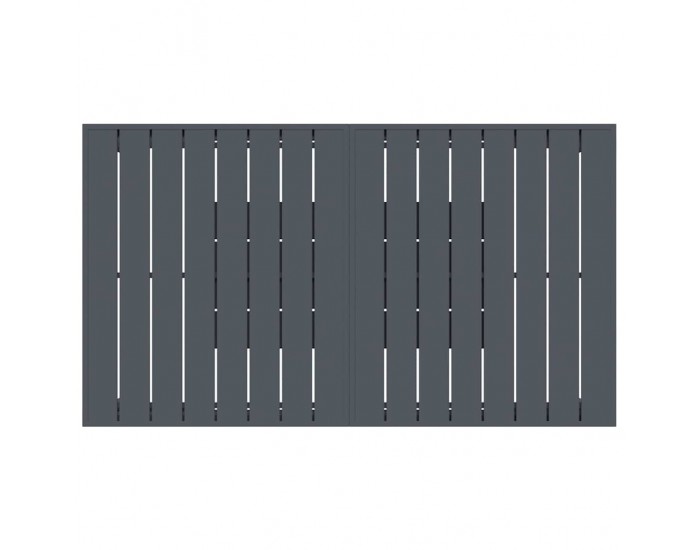 Sonata H Разтеглена маса Антрацит 180 x 80 x 76 см Стомана