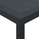 Sonata H Градинска маса Антрацит 100 x 100 x 73 см полиратан