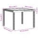Sonata H Градинска маса Кафяво 100 x 100 x 73 см полиратан
