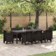 Sonata H Градинска маса Кафяво 250 x 100 x 73 см полиратан