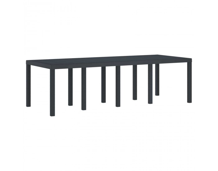 Sonata H Градинска маса Антрацит 250 x 100 x 73 см полиратан